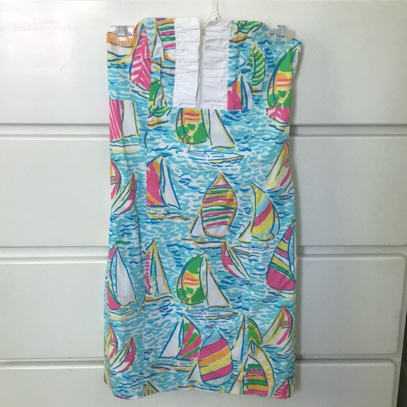 Lilly Pulitzer Dresses & Skirts - Lilly Pulitzer You Gotta Regatta Strapless Dress